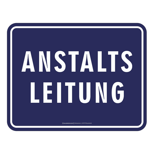 Blechschild 