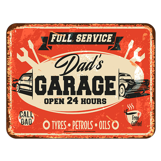 Blechschild "Dad's Garage" Artikelbild 1