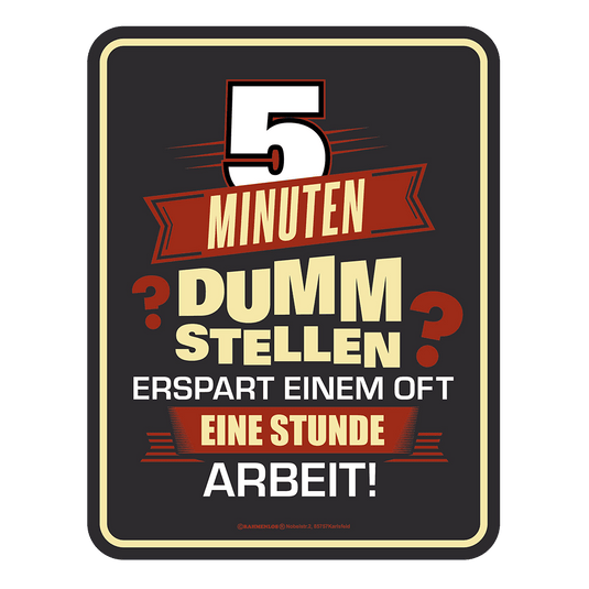 Blechschild 