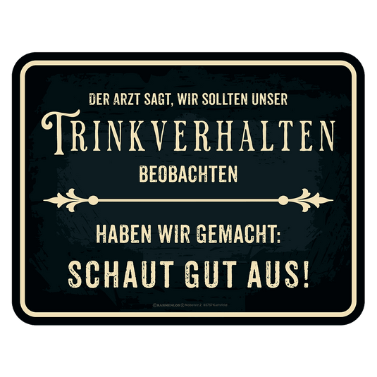 Blechschild 