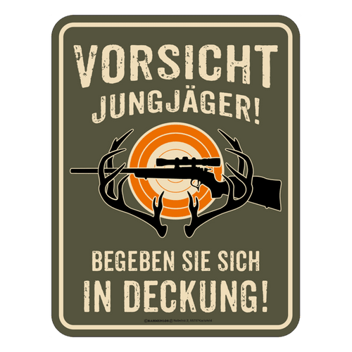 Blechschild 