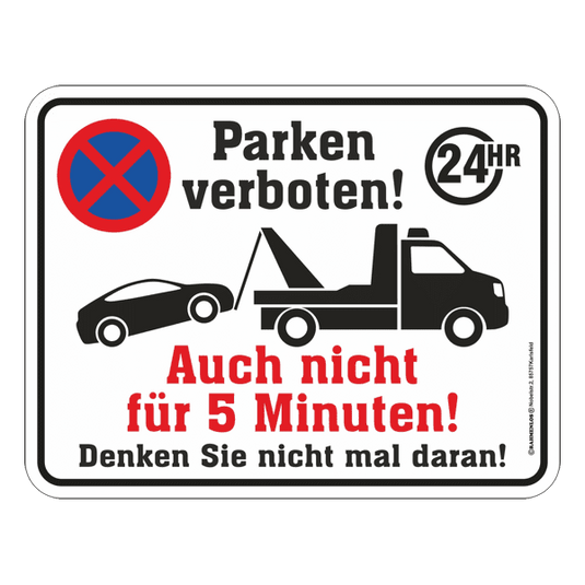 Blechschild 