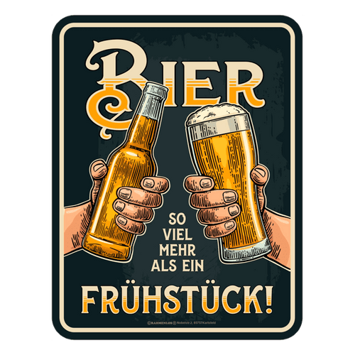 Blechschild 
