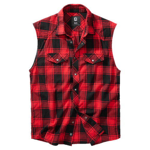 Ärmelloses Checkshirt von Brandit