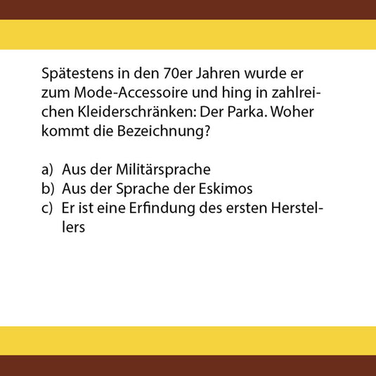 Das 70er Quiz