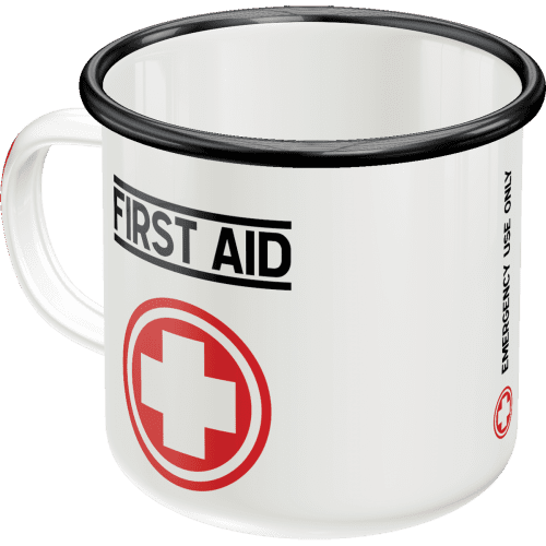 Emaille-Becher "First Aid" Artikelbild 1