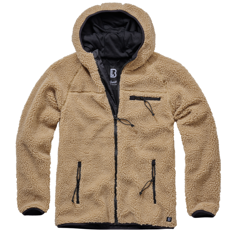 Laden Sie das Bild in Galerie -Viewer, Teddyfleece Kapuzenjacke von Brandit
