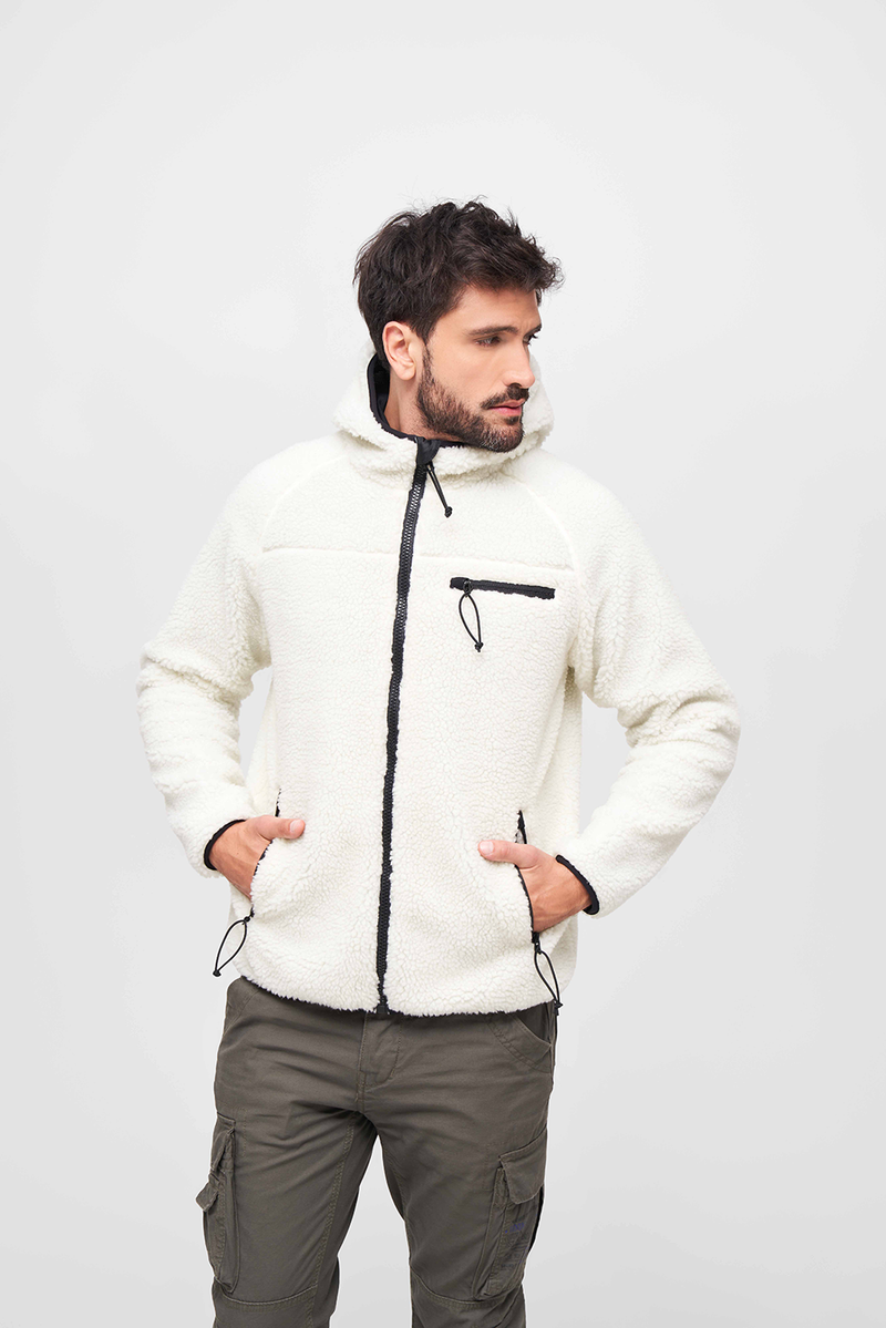 Laden Sie das Bild in Galerie -Viewer, Teddyfleece Kapuzenjacke von Brandit
