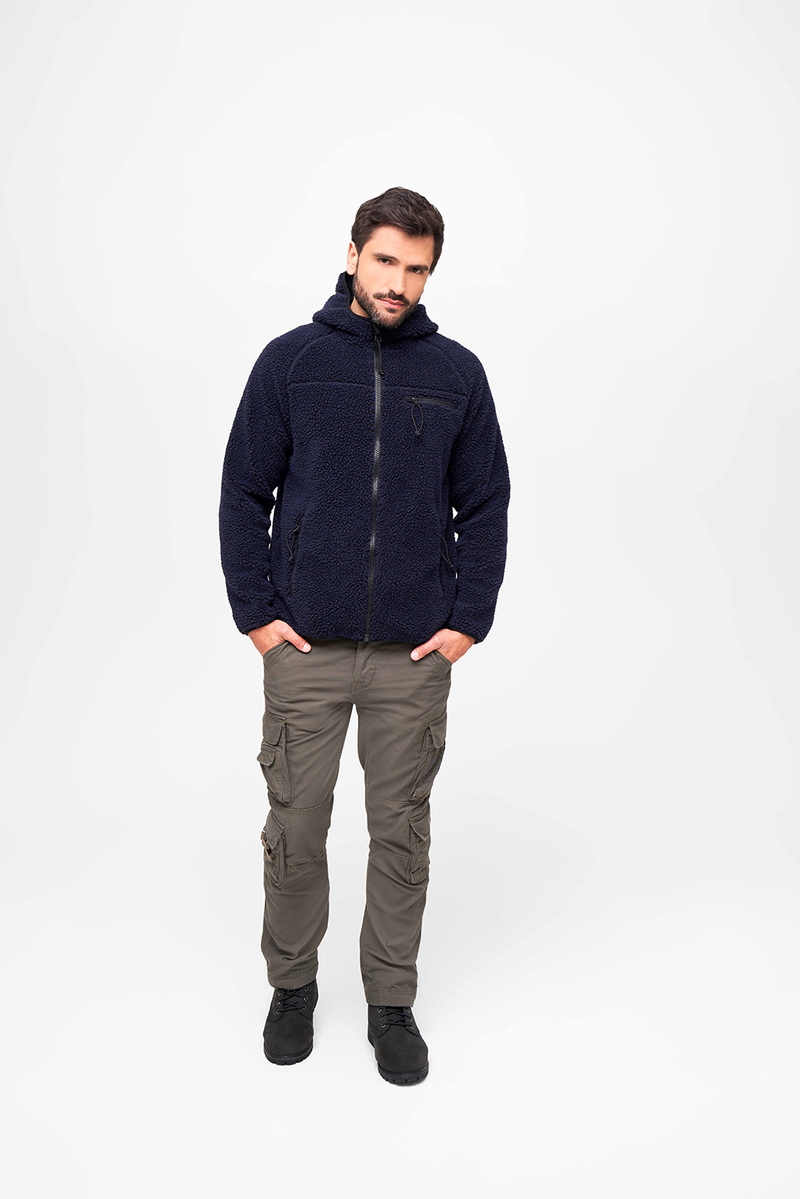 Laden Sie das Bild in Galerie -Viewer, Teddyfleece Kapuzenjacke von Brandit
