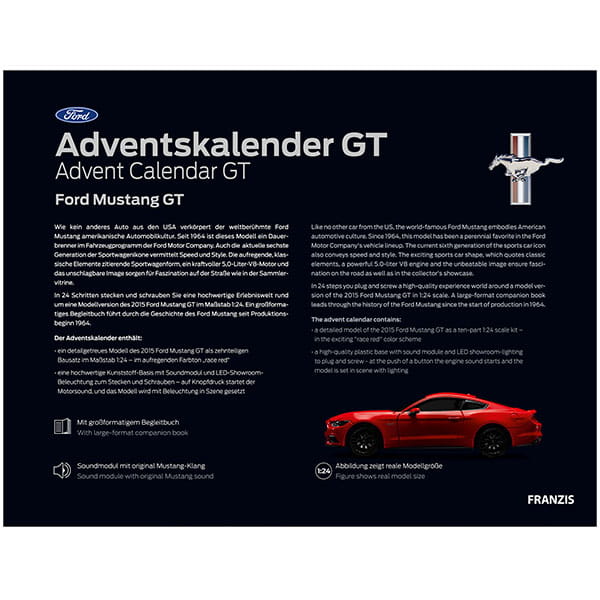 Laden Sie das Bild in Galerie -Viewer, Ford Mustang GT Adventskalender Artikelbild 3
