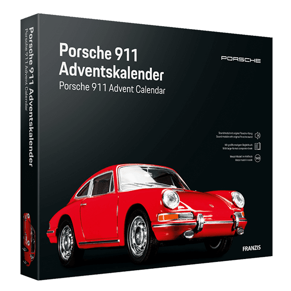 Laden Sie das Bild in Galerie -Viewer, Porsche 911 Adventskalender - Sonderedition in Rot Artikelbild 1

