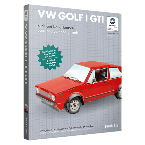 Laden Sie das Bild in Galerie -Viewer, VW Golf I GTI Bausatz aus Karton Artikelbild 2
