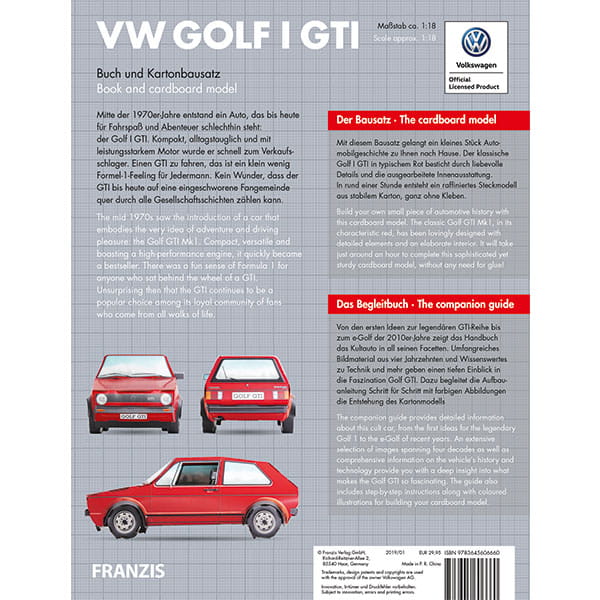 Laden Sie das Bild in Galerie -Viewer, VW Golf I GTI Bausatz aus Karton Artikelbild 10
