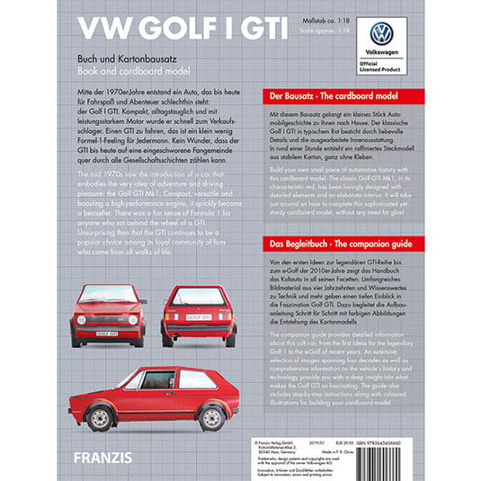 VW Golf I GTI Bausatz aus Karton Artikelbild 10