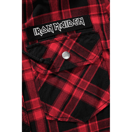 Iron Maiden Checkshirt mit Kapuze Artikelbild 4