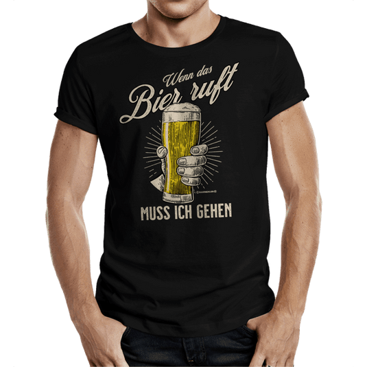 T-Shirt "Wenn das Bier ruft..." Artikelbild 1