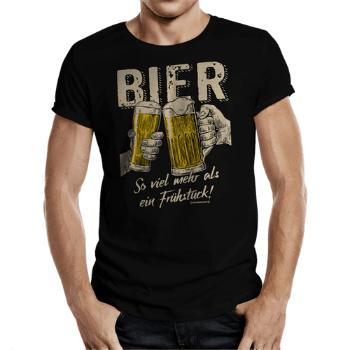 T-Shirt ,,Bier – mehr als ein Frühstück