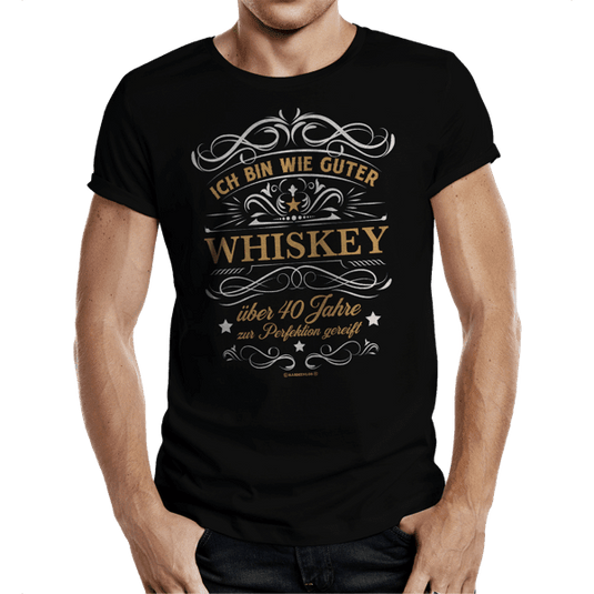 T-Shirt "Wie guter Whiskey - 40 Jahre gereift" Artikelbild 1