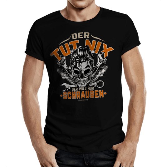 T-Shirt "Der tut nix – der will nur schrauben" Artikelbild 1