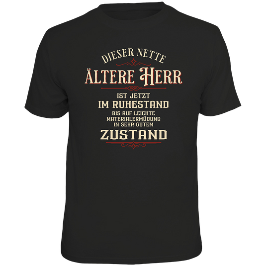 T-Shirt "Ruhestand"