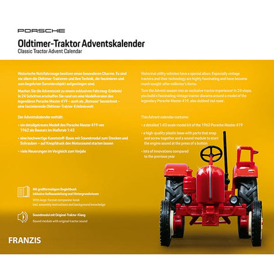 Porsche Oldtimer-Traktor Adventskalender Artikelbild 3