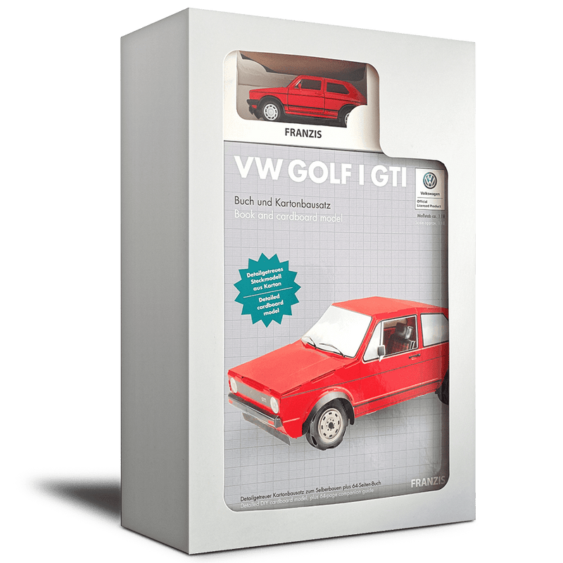 Laden Sie das Bild in Galerie -Viewer, VW Golf I GTI Bausatz aus Karton Artikelbild 1
