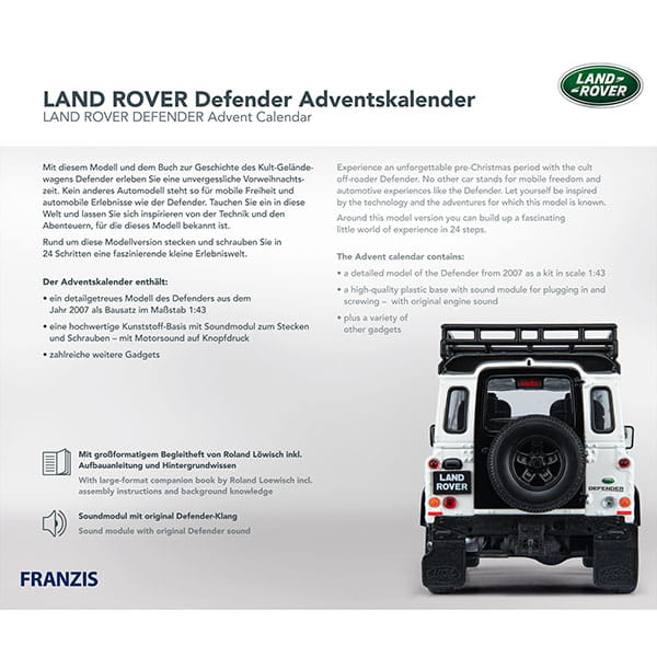 Laden Sie das Bild in Galerie -Viewer, Land Rover Defender Adventskalender Artikelbild 3

