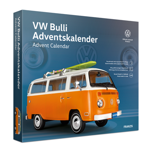 VW Bulli T2 mit Surfbrett Adventskalender