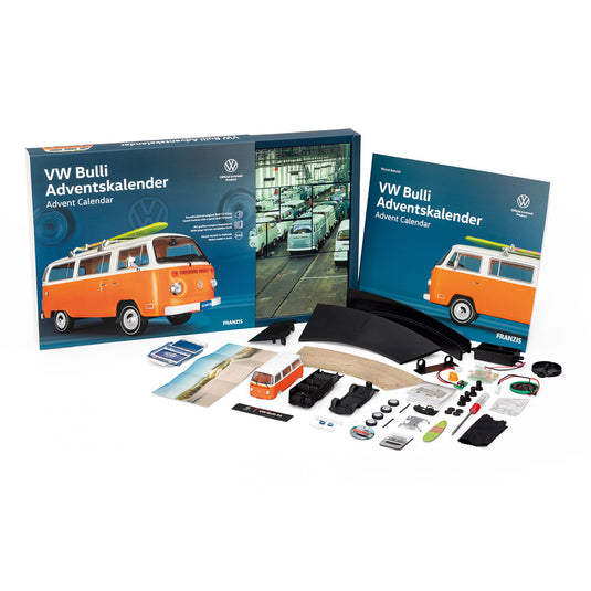VW Bulli T2 mit Surfbrett Adventskalender