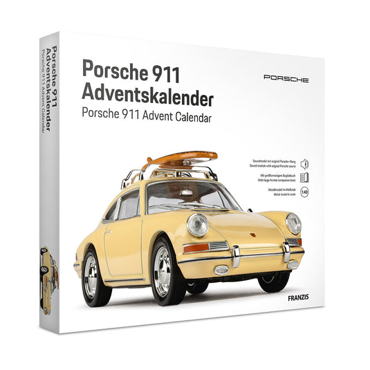 Porsche 911 mit Surfbrett Adventskalender