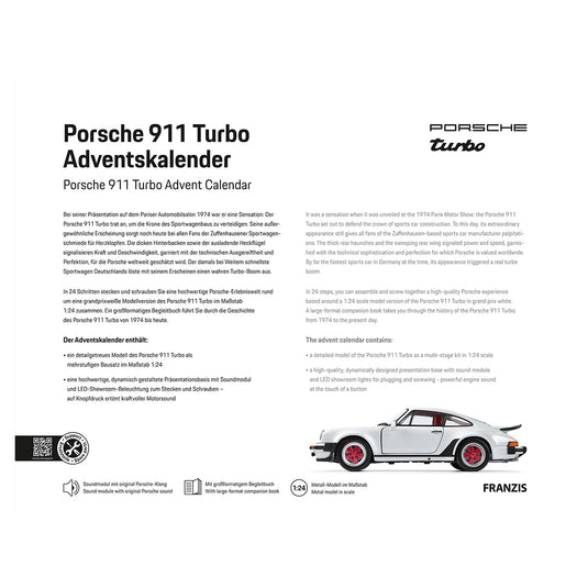 Porsche 911 Turbo Adventskalender 1:24