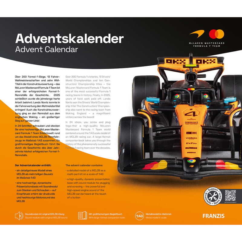 Laden Sie das Bild in Galerie -Viewer, McLaren Formula 1 Team Adventskalender
