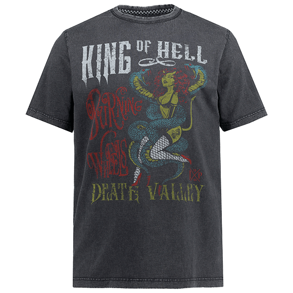 Laden Sie das Bild in Galerie -Viewer, T-Shirt &quot;King of Hell&quot; von JP1880 Artikelbild 1
