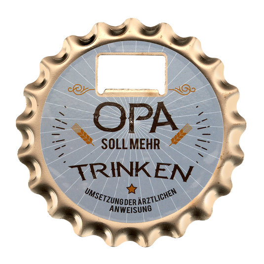 Magnetischer Bieröffner/Untersetzer 