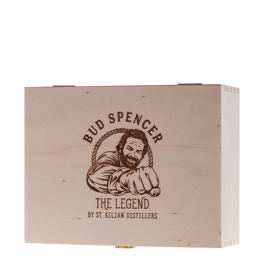 Bud Spencer Whisky Geschenkset in Holzbox
