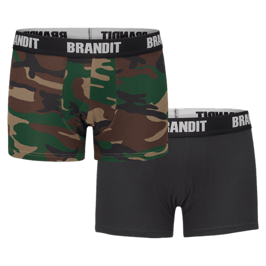 Boxershorts "Logo" von Brandit (2er Pack) Artikelbild 1