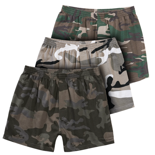 Boxershorts - 3er-Pack Camouflage