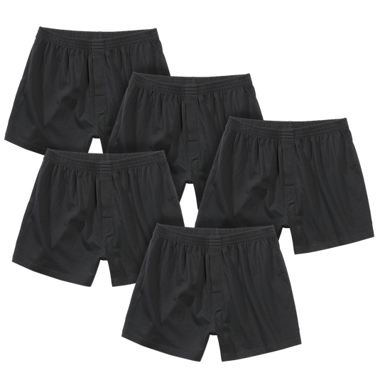 Boxershorts - 5er Pack schwarz