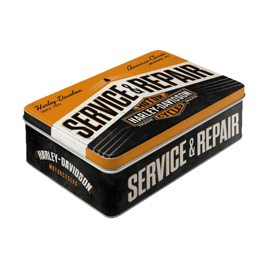 Flache Blechdose "Harley-Davidson - Service & Repair" Artikelbild 1