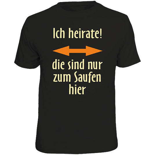 T-Shirt "Ich heirate" Artikelbild 1