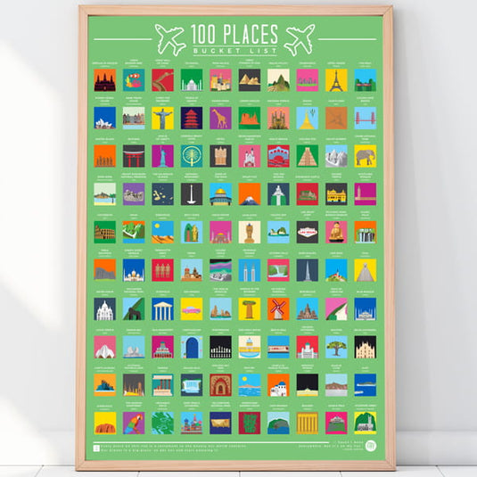 Rubbel-Poster "100 Places - Bucket List" Artikelbild 2