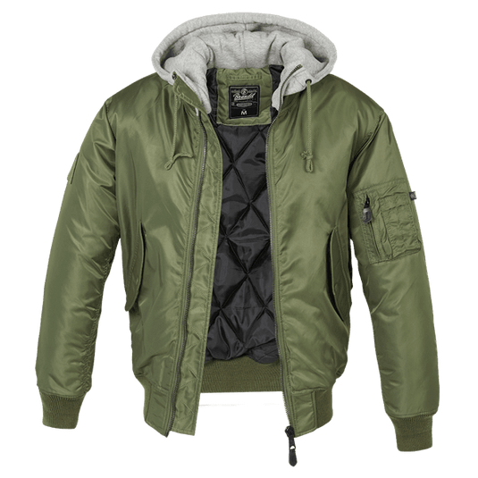 Fliegerjacke mit Sweat-Kapuze von Brandit Artikelbild 1