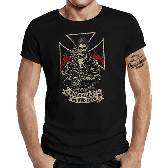 T-Shirt "Rockabilly ... Boner" von Gasoline Bandit Artikelbild 1