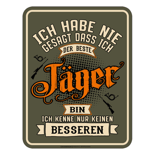 Blechschild 