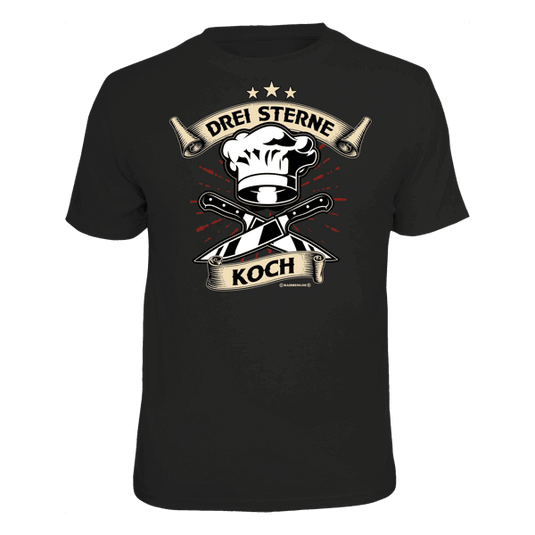 T-Shirt "Drei Sterne Koch" Artikelbild 1