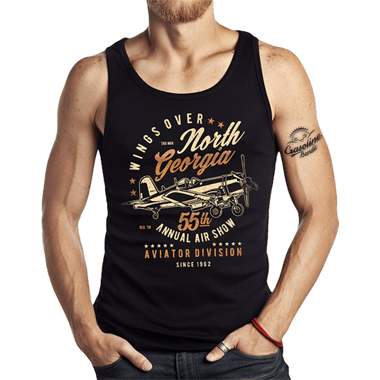 Tank Top "Wings over Georgia" von Gasoline Bandit Artikelbild 1