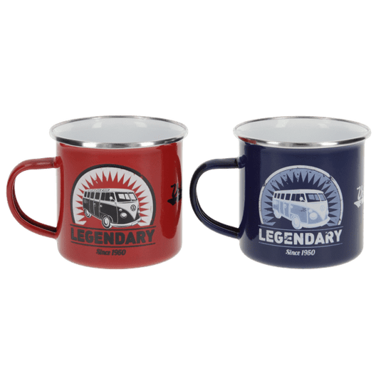 Geschenkset Emaille-Becher "VW Bulli T1" Artikelbild 3