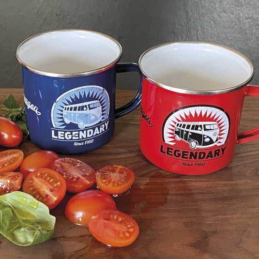 Geschenkset Emaille-Becher