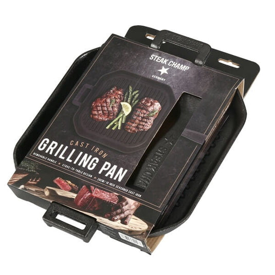 Quadratische Grillpfanne aus Gusseisen Artikelbild 6