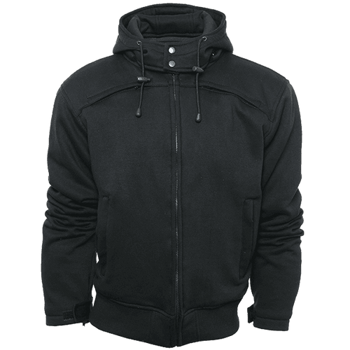 Motorrad Reißverschluss Hoody mit abnehmbarer Kapuze Artikelbild 1